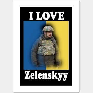 i love zelensky Posters and Art